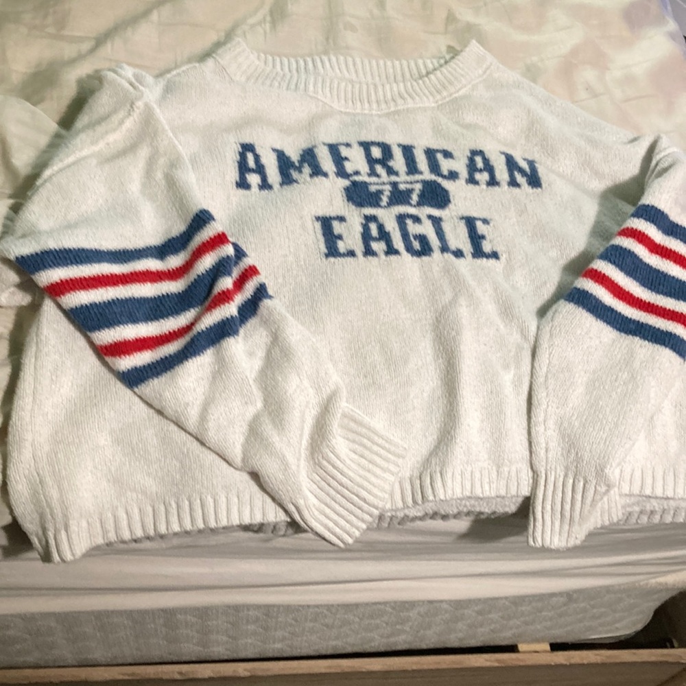 American eagle sweater crop top
